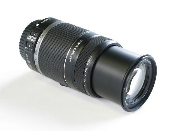 Canon 450D lens 55-250mm +flash 430 ex II+ geanta foto 1