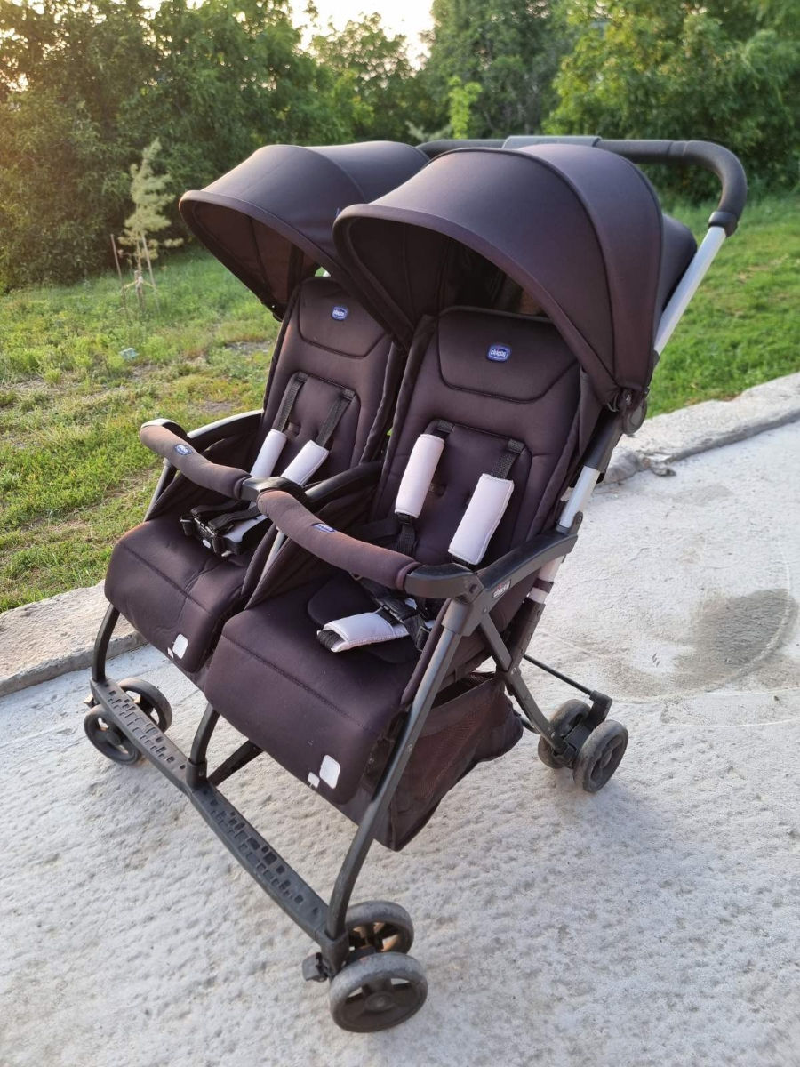 Cărucior gemeni Chicco Ohlala twin Black night foto 0