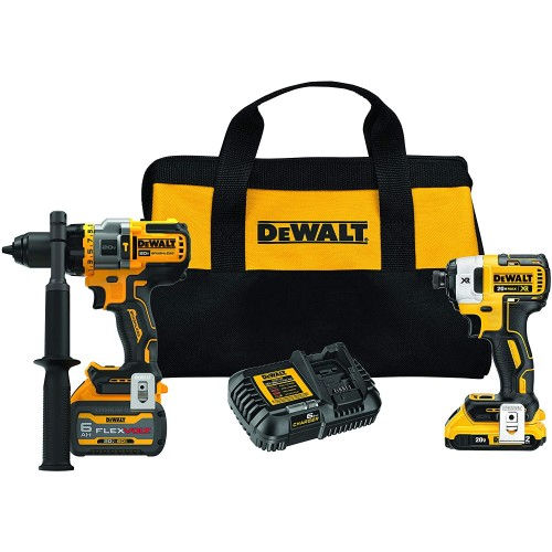 Набор бесщеточных шуруповертов 2 шт. Dewalt DCK2100T1D1 foto 0