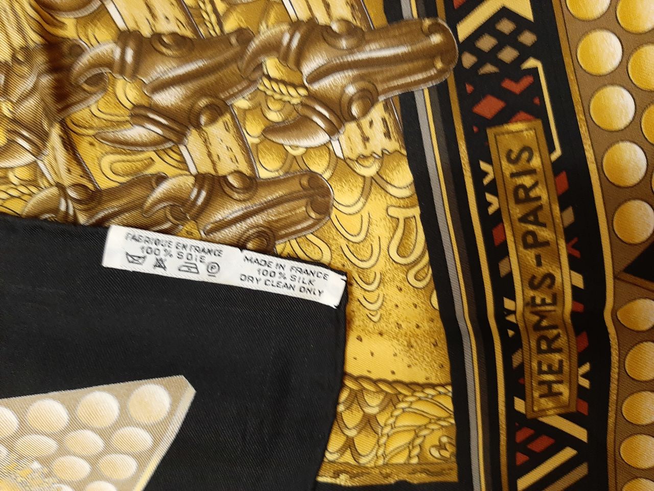 Vind fular original "Hermes L'or des chefs" foto 2