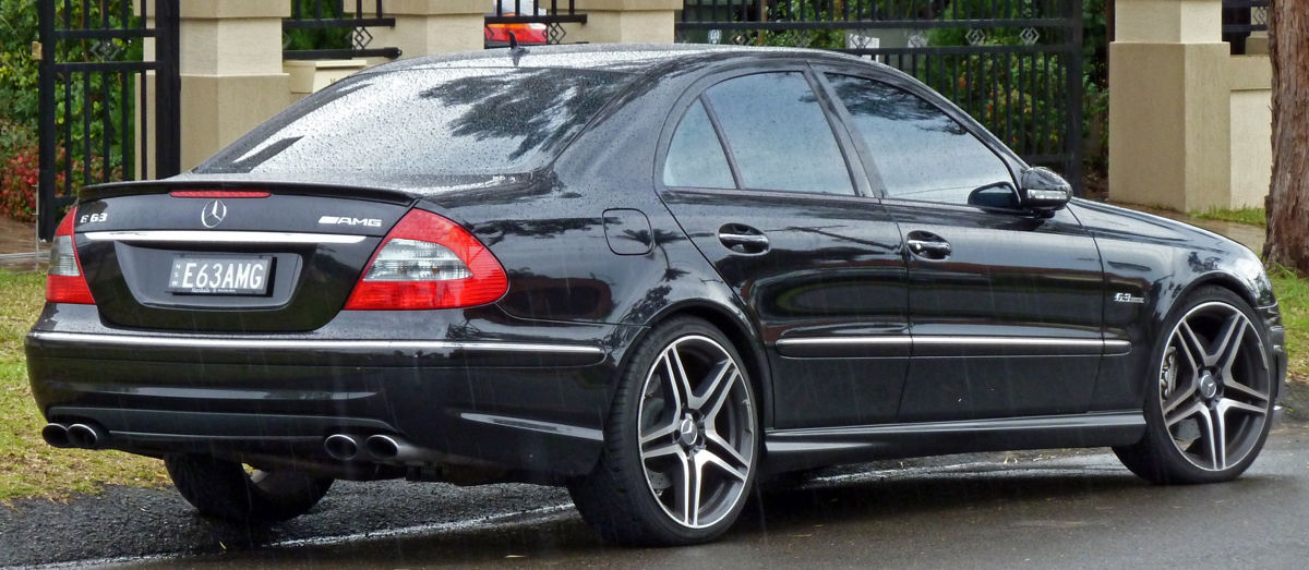 W211 спойлер amg