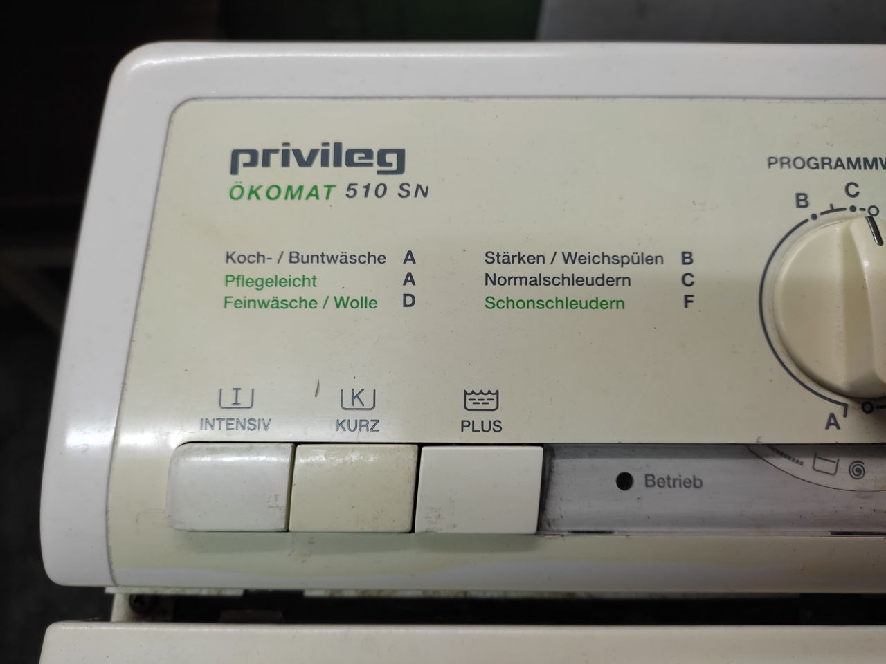 Стиралиная машина Priveleg Okomat 510 SN. foto 1