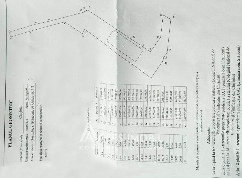 Teren pentru construcții, 35 ari. Stăuceni, str. Industrială! foto 16