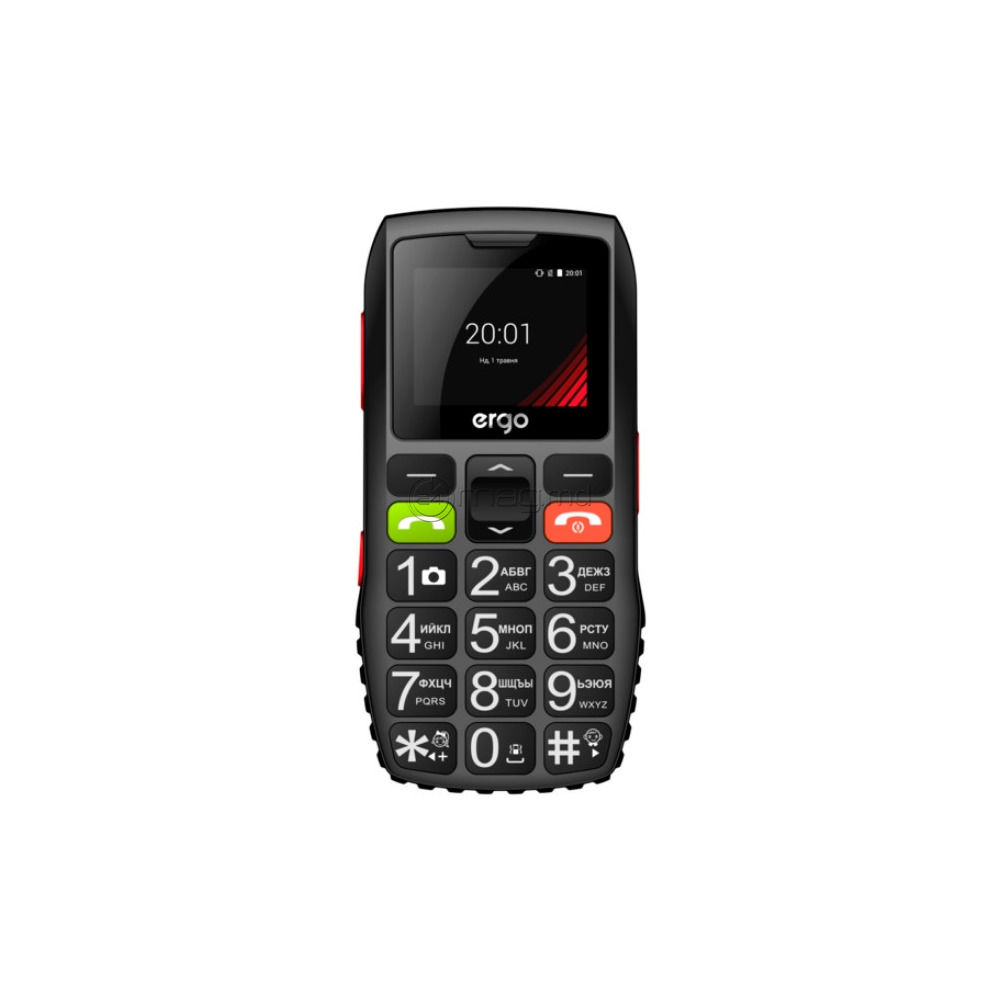 Mobil ergo f184 respect dual sim negru. мобильный телефон ergo f184