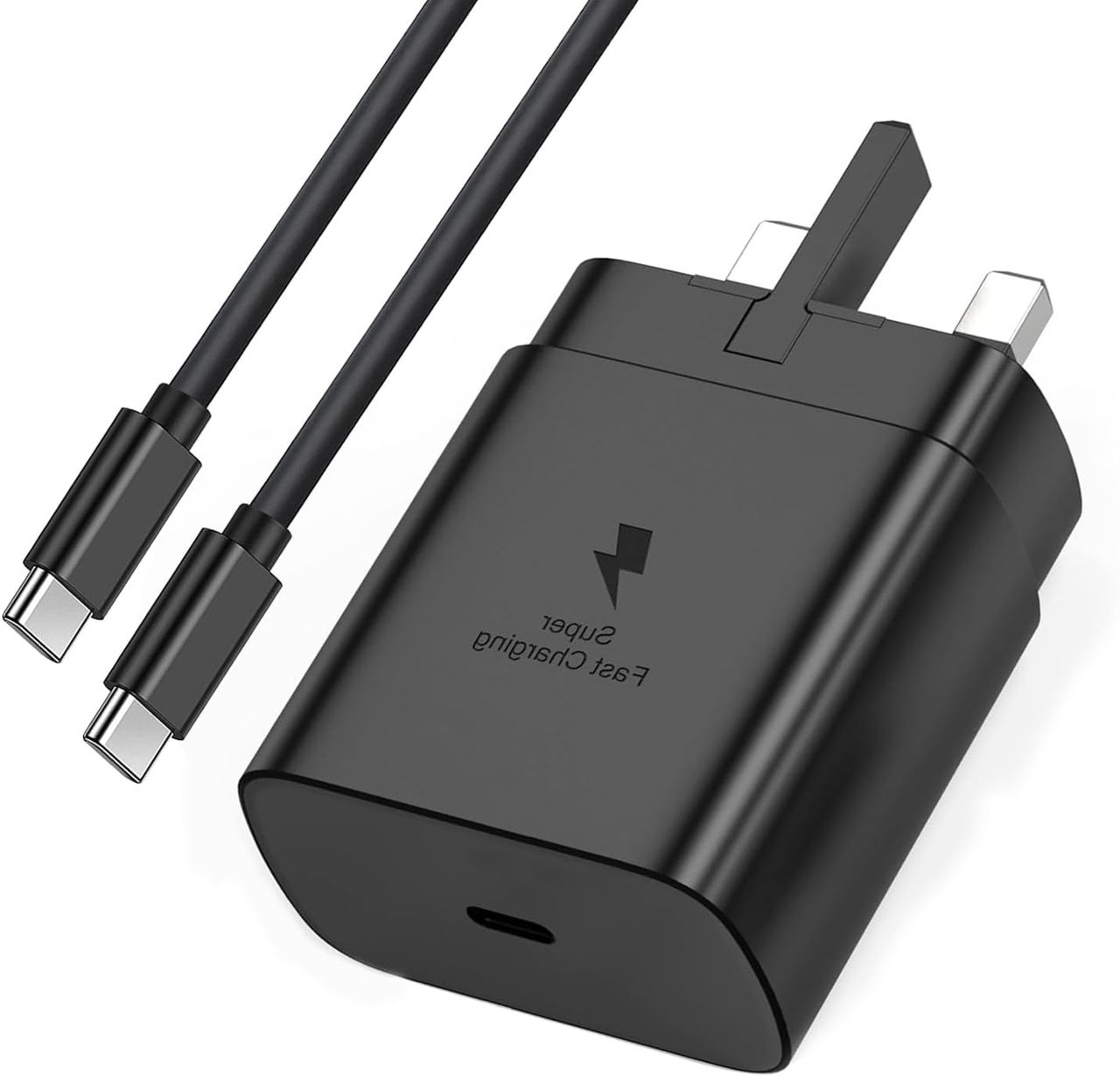 Incarcator super rapid 2.0 de 45 W cu cablu type C foto 0