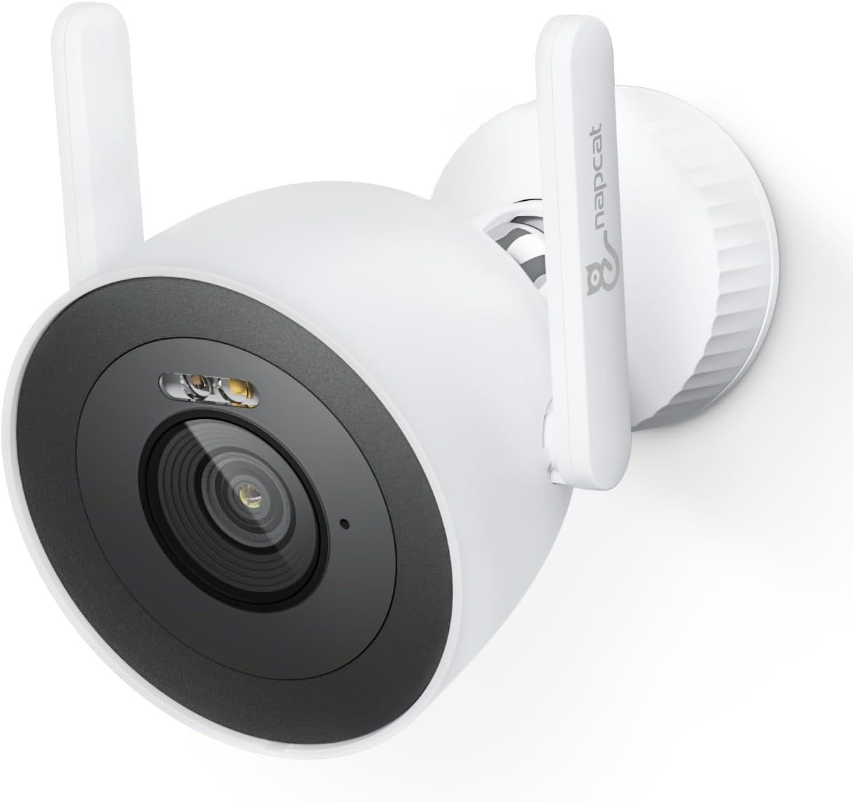 Cameră de securitate Napcat 4MP cu reflectoare, Camere WiFi pentru exterior pentru securitatea casei foto 0