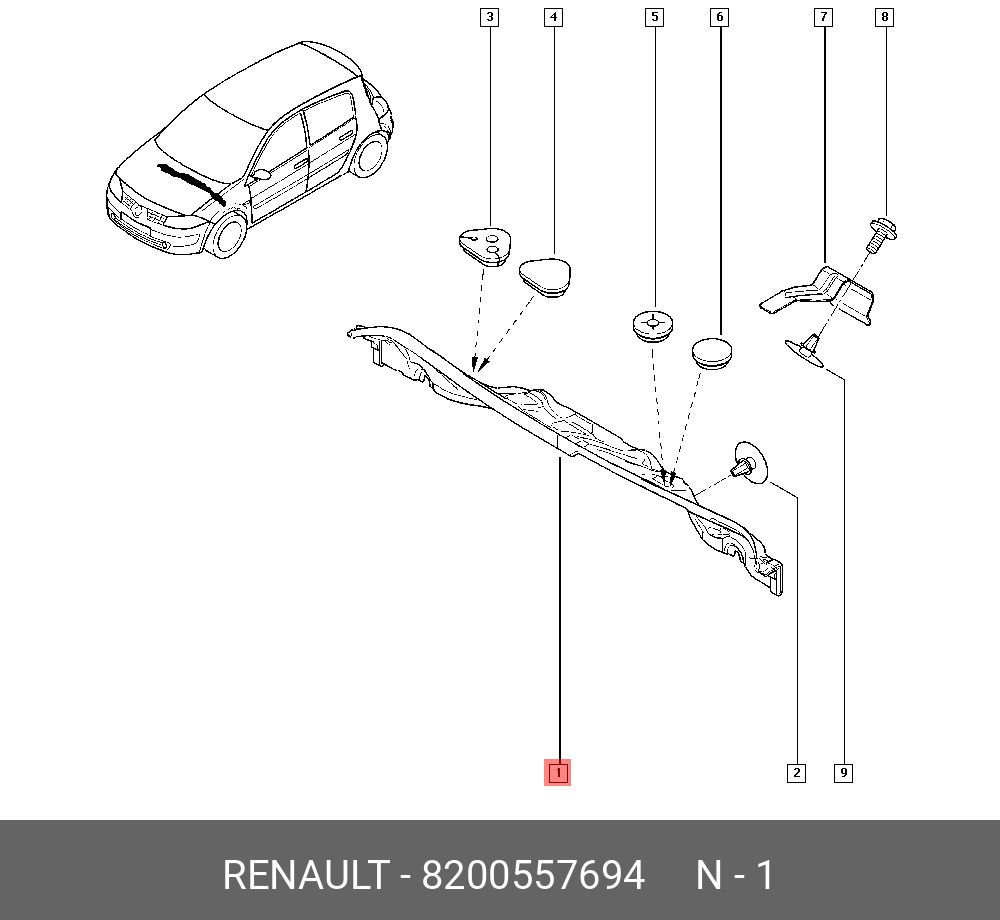 (5)Poliuretan bucse.md,Polca sub capota,Жабо Renault scenic 3 OE 668100006R,Megane 2 OE 8200557694 foto 2