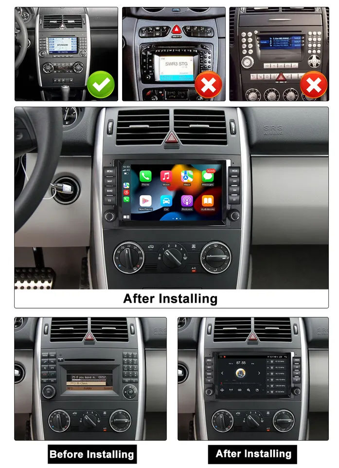 Mercedess-class W220.W221.W222 Android13 foto 6