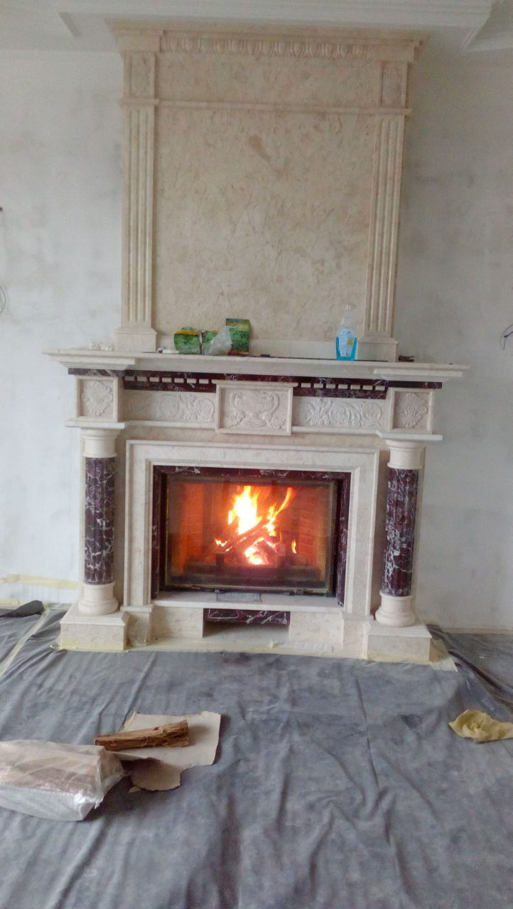 Montare scări din granit, marmură și travertin. foto 10