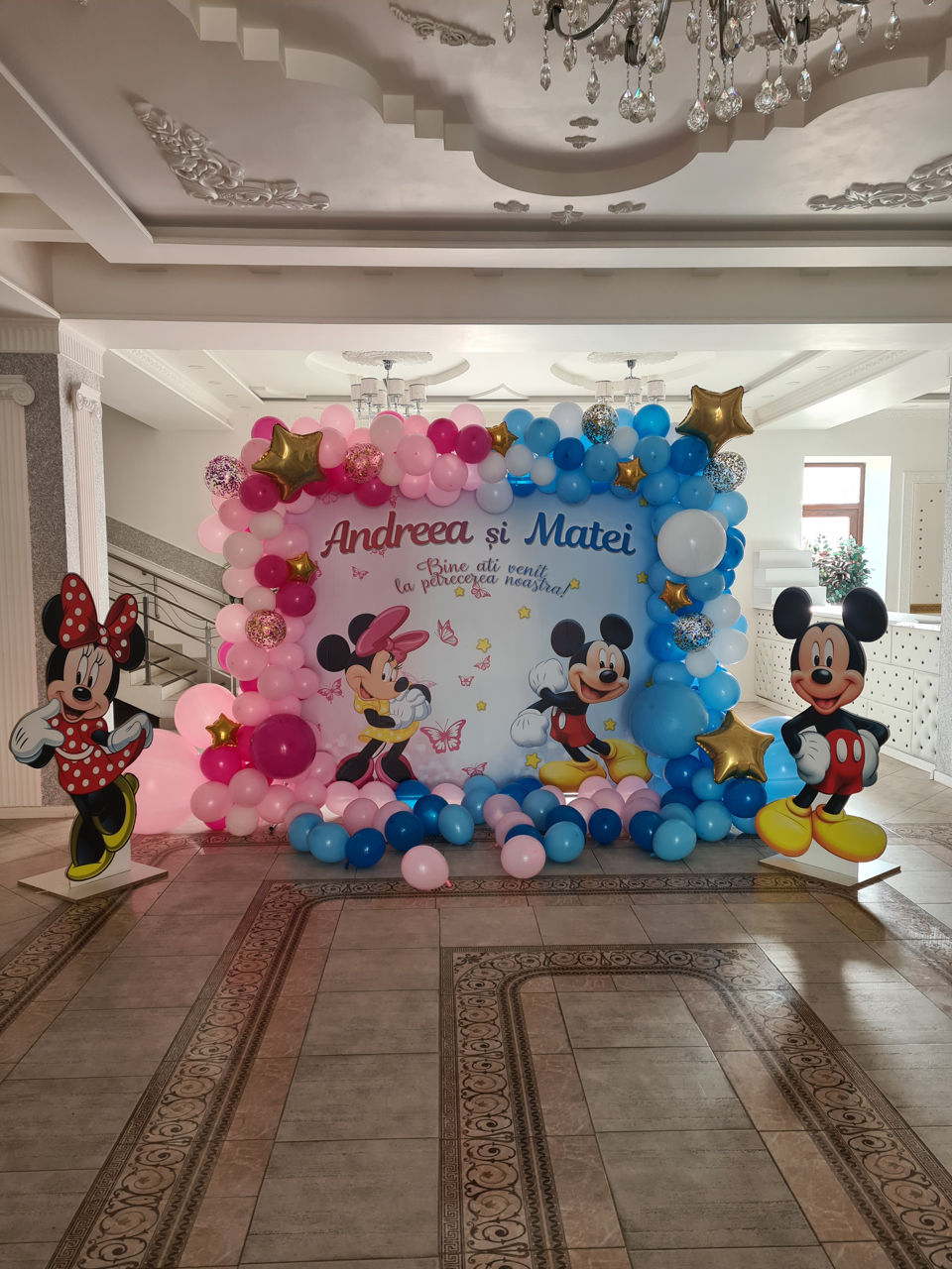 Decor cu baloane heliu balti decoratiuni fotopanou оформление шарами бельцы шары с гелием фотопанно foto 0