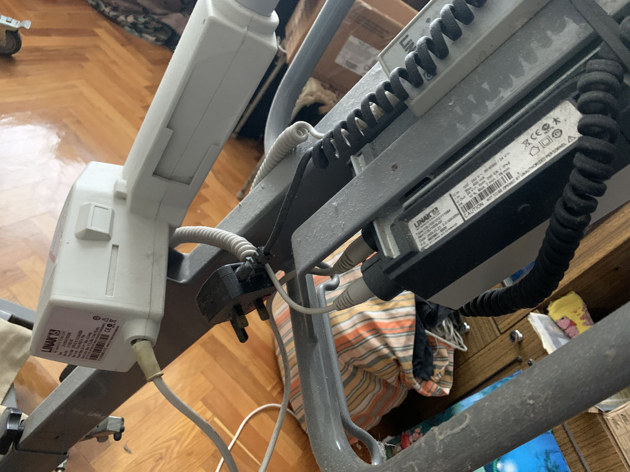Pat medical pentru reabilitare, electric, 150kg macara electrica pentru persoane cu dezabilitati foto 5