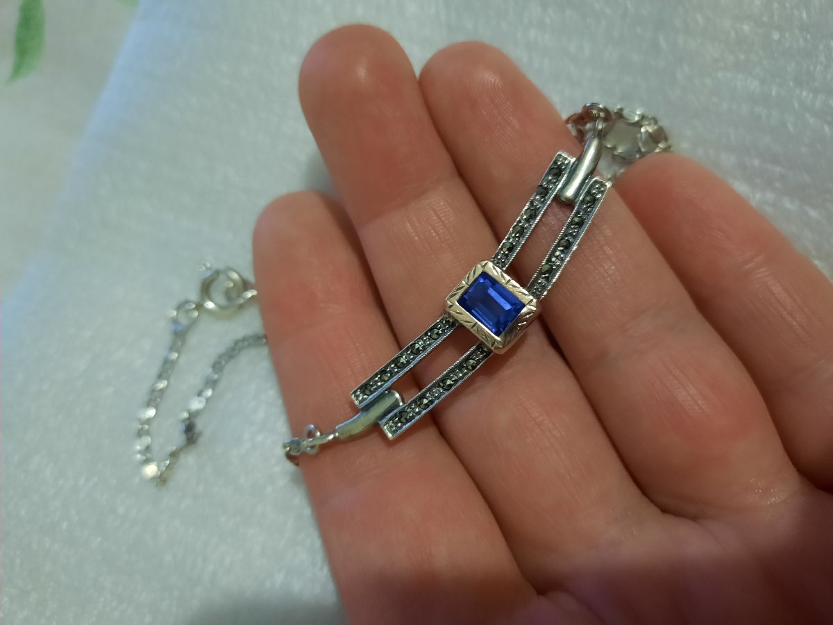 Колье с Танзанитом .