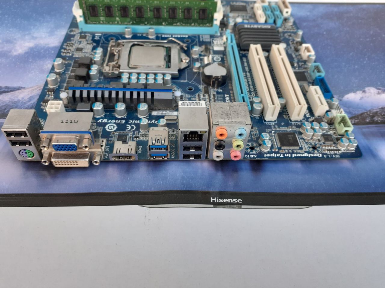 Материнская плата Gigabyte GA-HA65M-UD3H-B3 s1155 с процессором i5-3470