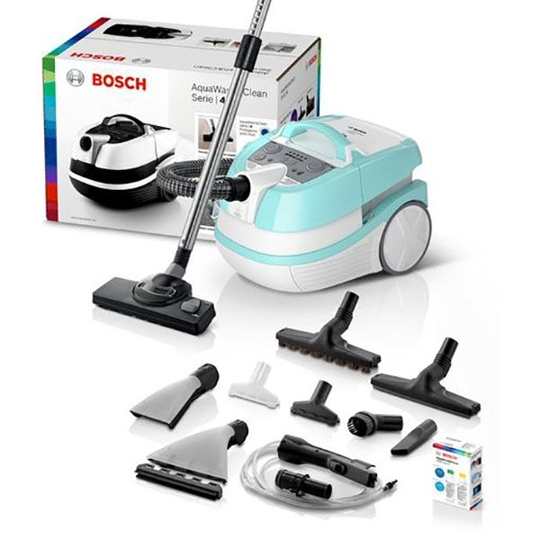 Aspirator cu spalare bosch aquawash&clean bwd420hyg, Wet & dry 3in1, 5L, 2000W. Promo! foto 0