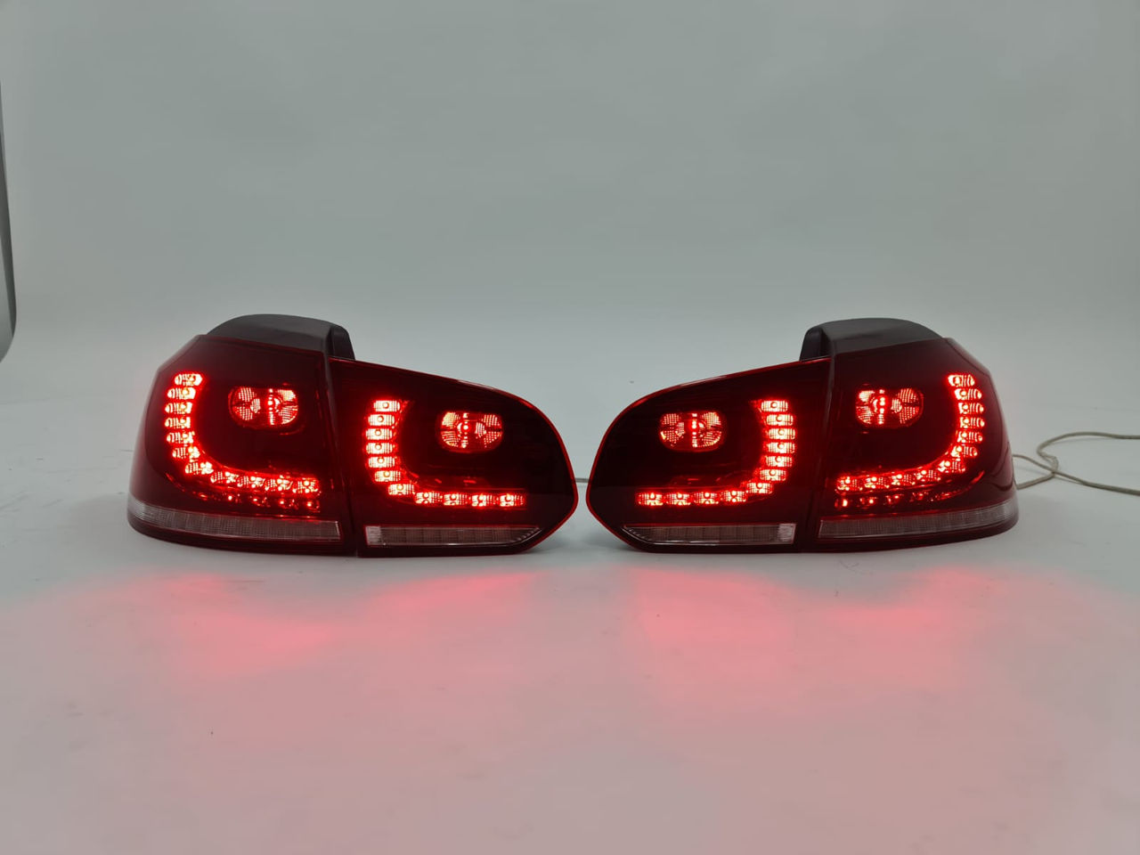 Livrare gratuita stopuri full led vw golf 6 r20 design semnal dinamic задние фонари foto 4