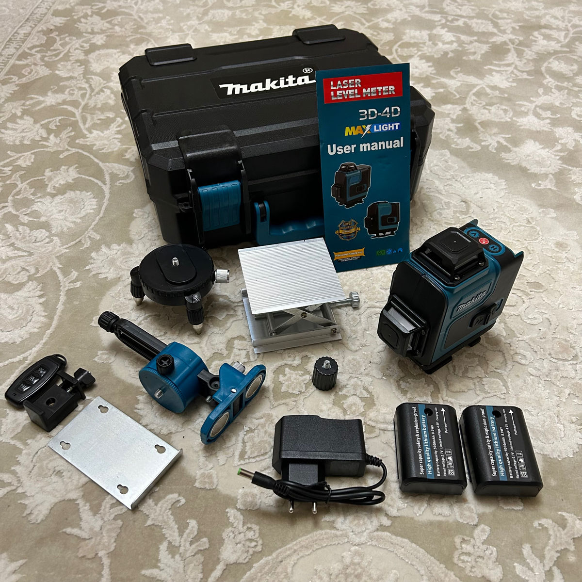 Laser 4D Makita 16  linii + case +magnet + 2 acumulatoare + telecomandă + garantie + livrare gratis фото 2