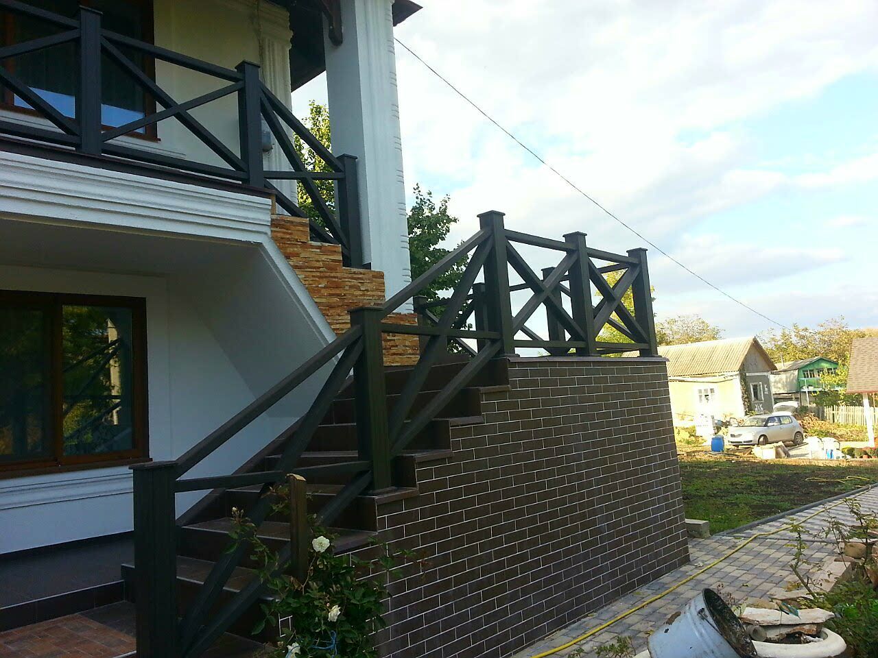 Balustrade,terase,gard din profile WPC lemn plastifiat decking (террасная доска)древесно-полимерный foto 8