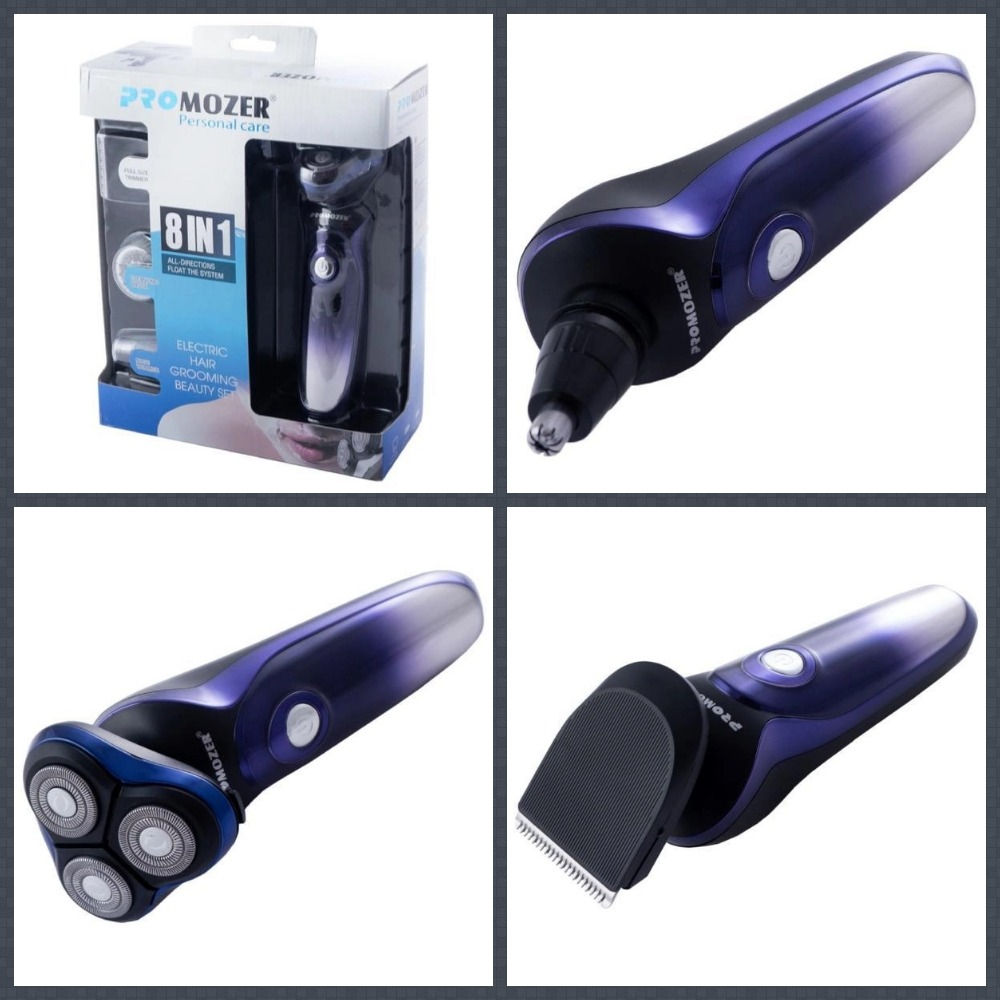 Электробритва для стрижки волос 8в1. Pro Mozer Mz-2025 foto 1