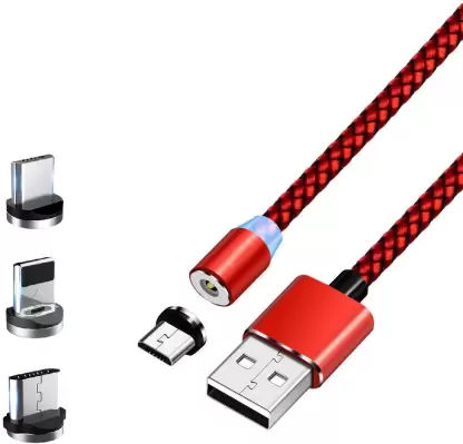 Cablu magnetic 3 in 1 iphone / tip c / micro usb foto 2