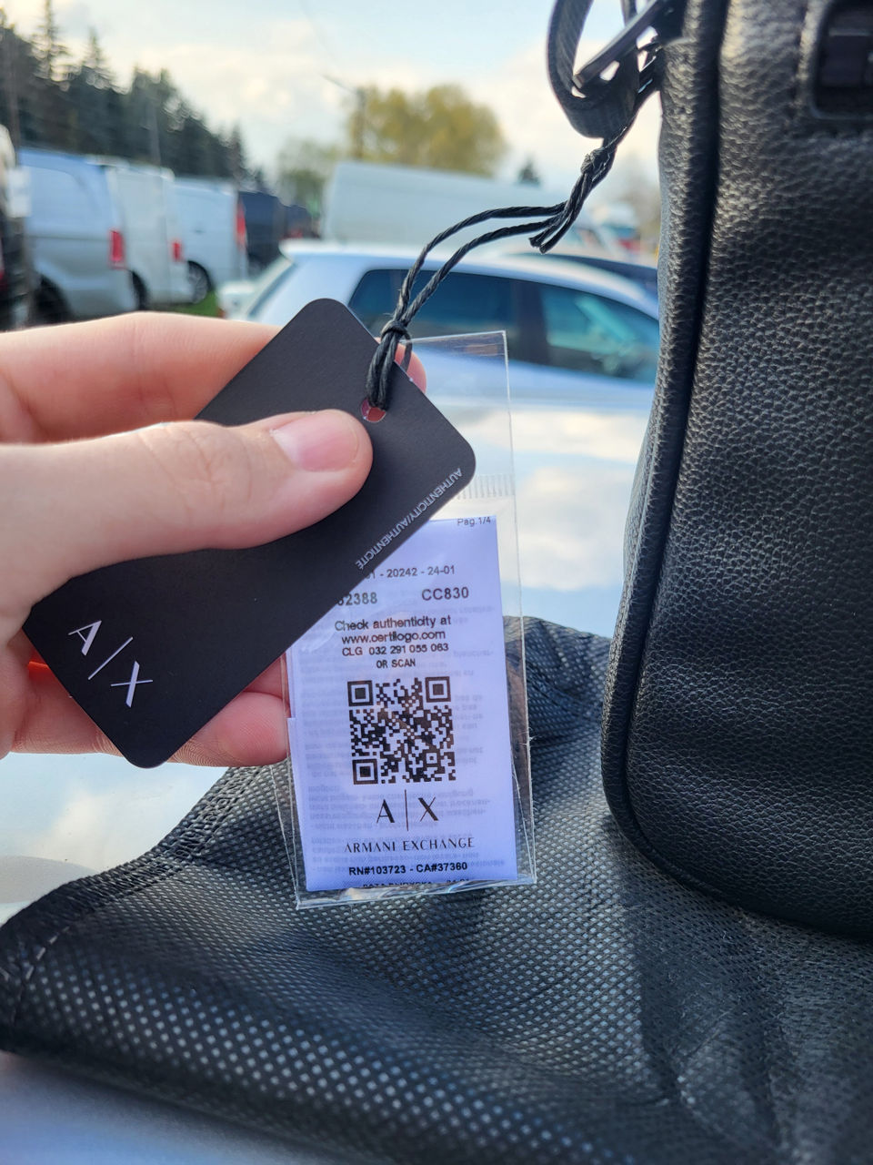 Geantă Armani Exchange Nouă foto 5