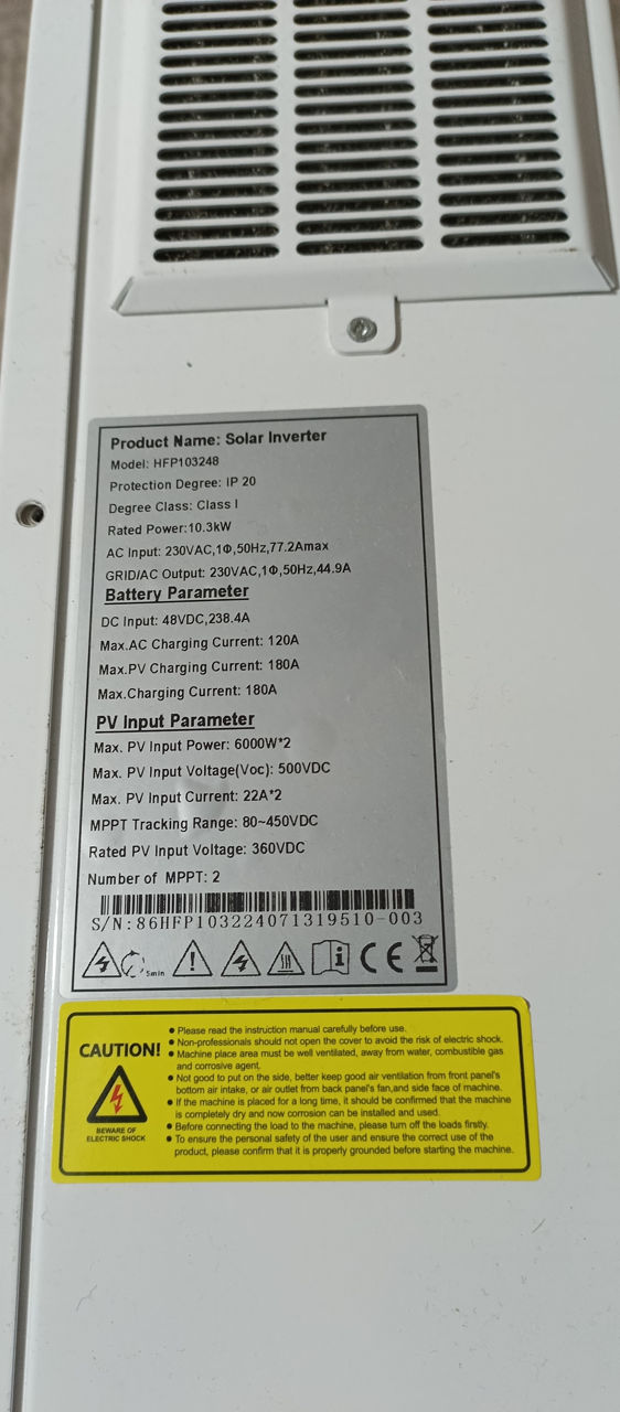 Invertor solar foto 1