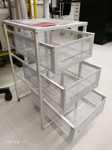 Tumbă cu 3 sertare Ikea Lennart foto 2