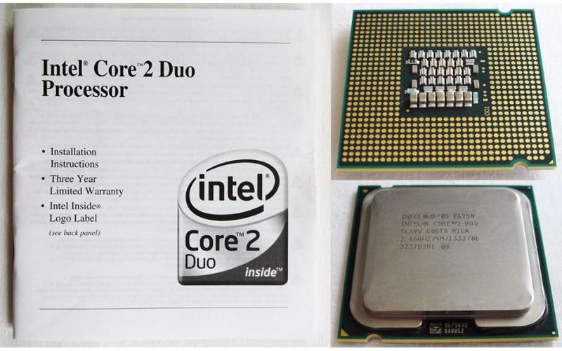 Intel core 2 duo память