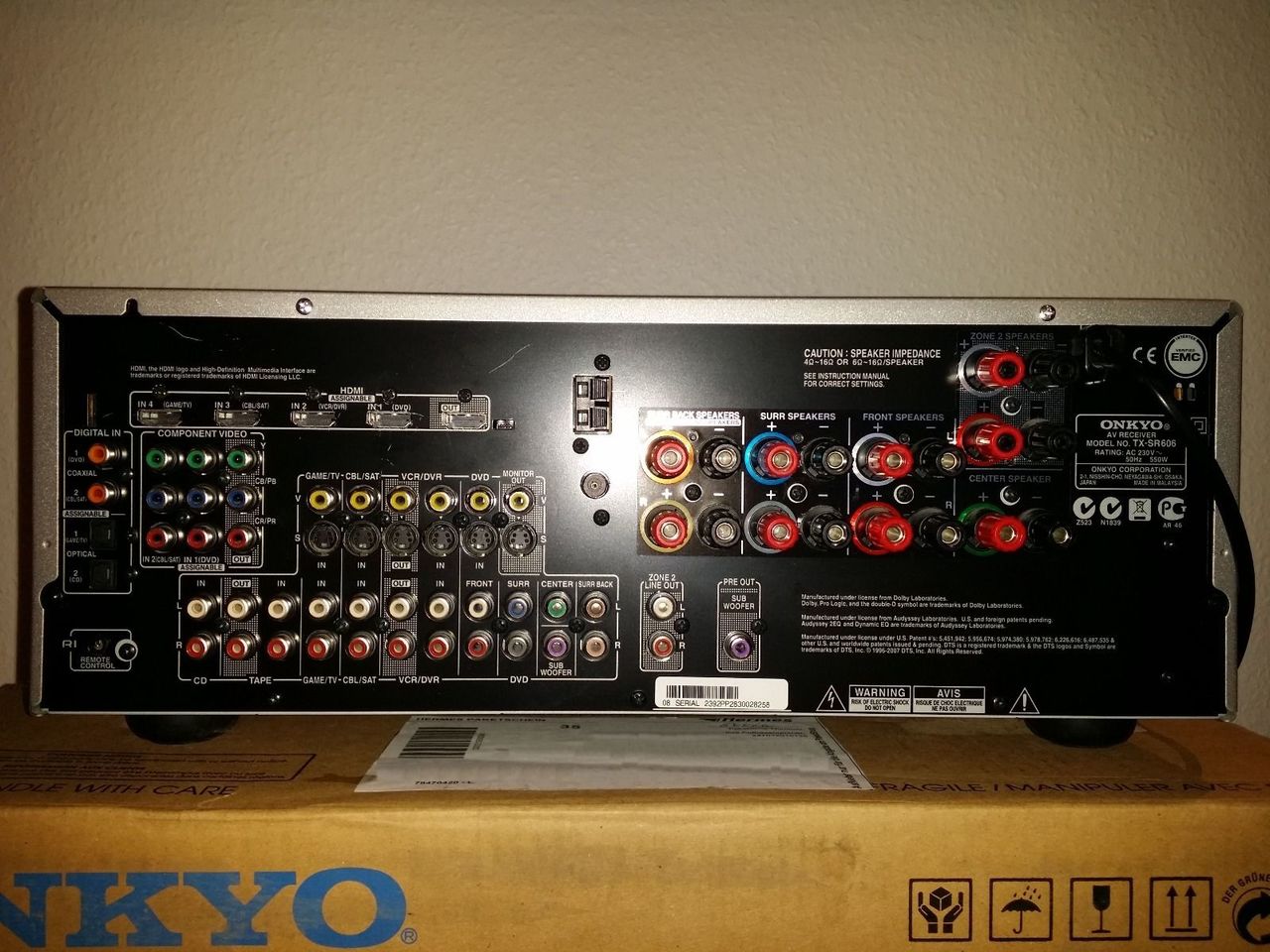 Onkyo TXSR606 7.1 , AV Receiver