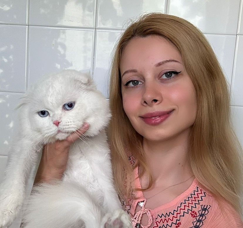Котята от белого скоттиш фолда с голубыми глазами ! Чудо ангелочки! Продам дорого ! фото 9