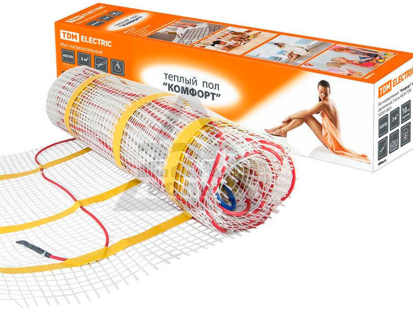 Podea calda electrica / Мат нагревательный теплый пол foto 0