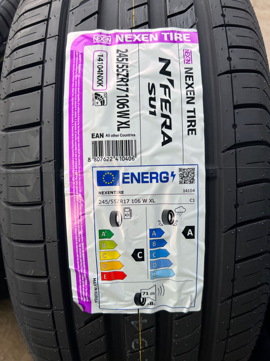 245/55 R17 Nexen N`fera Su-1/ Доставка, livrare toata Moldova  foto 1