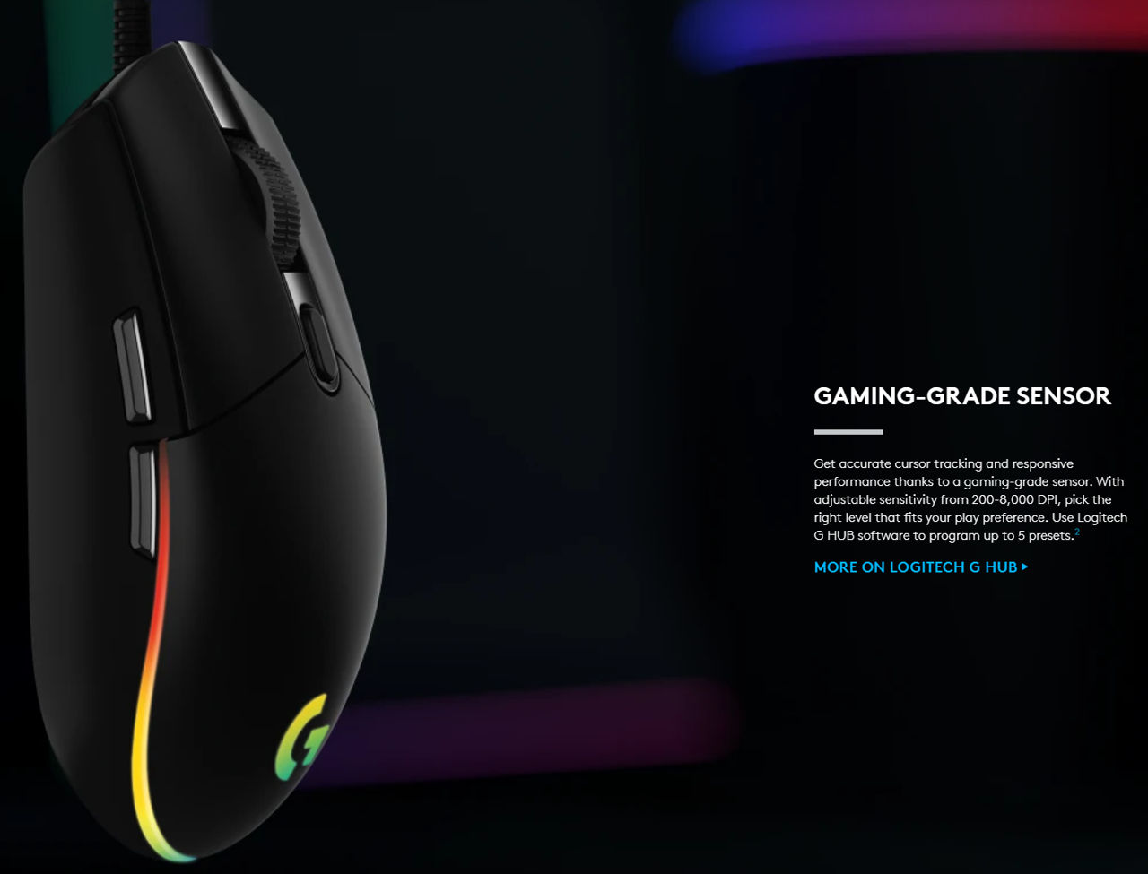 Logitech Gaming Mouse G102 LIGHTSYNC RGB,  8000 dpi, Onboard memory мышка - Livrare / Pick-up foto 1