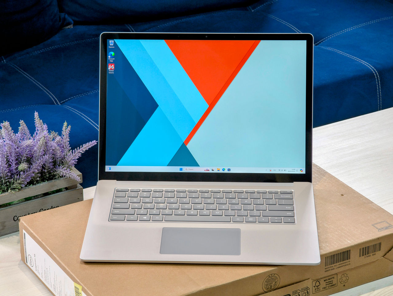 Laptop Microsoft Surface Laptop 3 15" (Core i5 1035G7/8Gb Ram/256Gb SSD/15" 3K IPS) foto 1