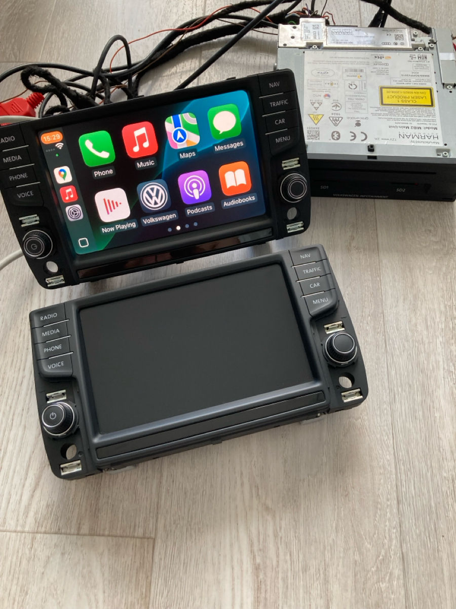 Monitor 8" 9.2" Discover PRO MIB2 MIb 2.5 Harman STD2 Touch Carplay  G7 G 7.5 Passat B8 Tiguan Jetta foto 6