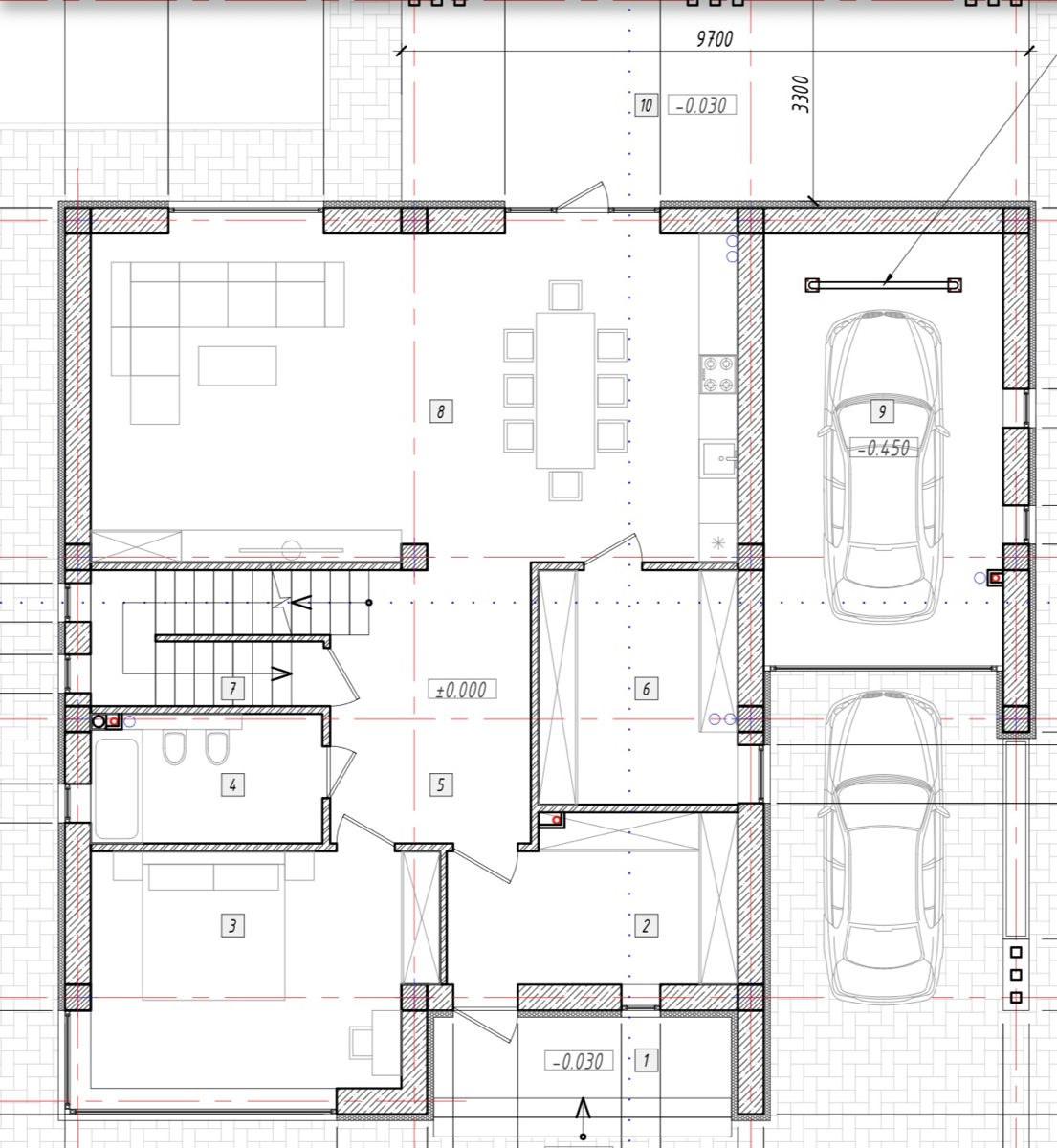 Codru,casa  nouă-390 mp,teren 6 ari  фото 6