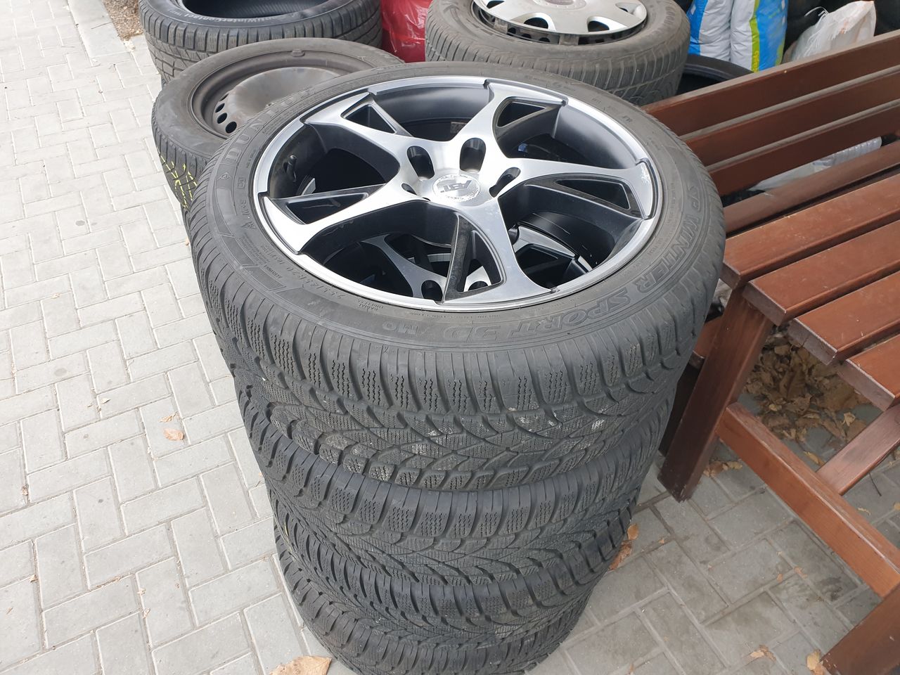 Dunlop WinterSport 255/45 R20, protectorul 85% + Jante R20 ABT 5x112 Audi A6 A7 S7 Q5 foto 5