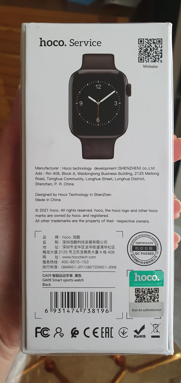 Hoco ga09 smart watch какое приложение