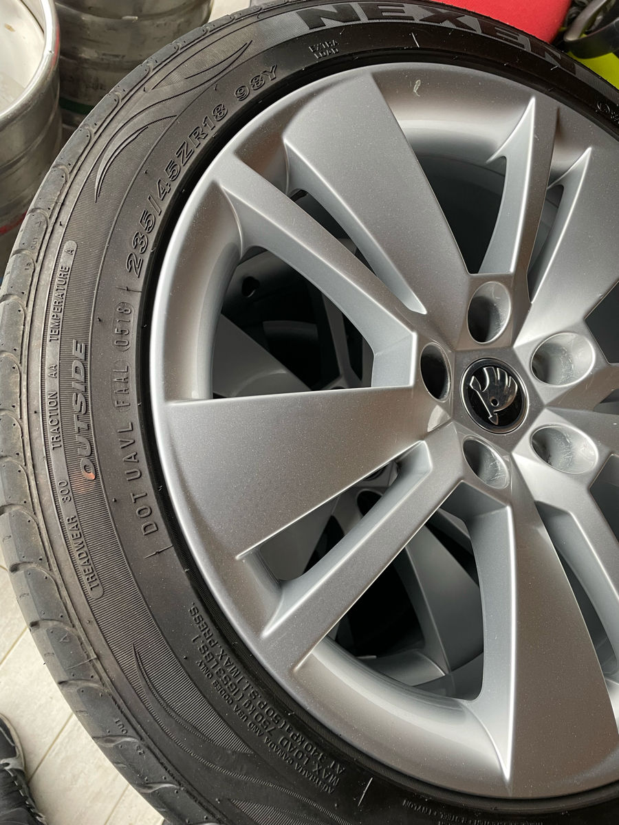 Set roti skoda superb R18 235 45, Jante Skoda foto 9