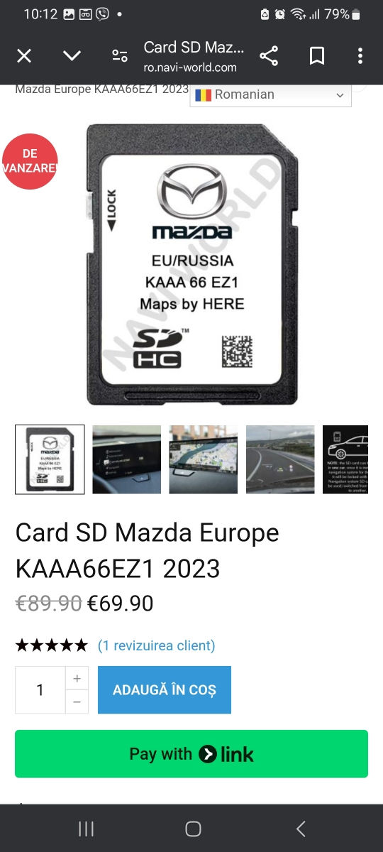 Gps harti europa Mazda cx5 foto 1