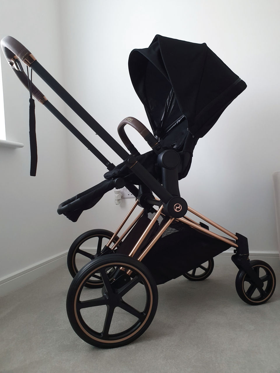 Rose gold Cybex priam platinum lux 2in1 foto 4