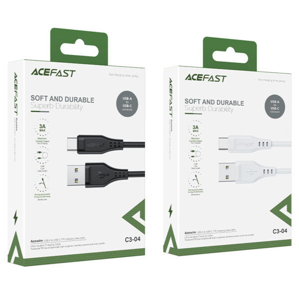 Acefast C3-04 Cablu De Date De Încărcare Usb-a La Usb-c Tpe foto 4