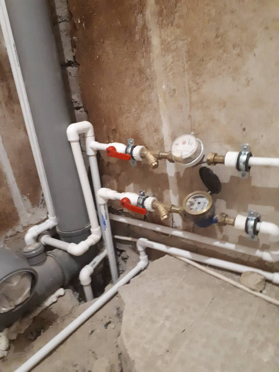 Замена труб и канализационных стояков. Полипропилен foto 2