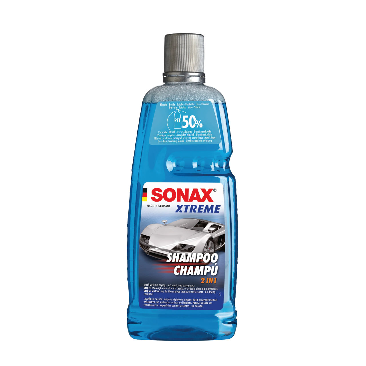 Автошампунь для мойки автомобиля sonax xtreme 2 in 1 shampoo фото 0