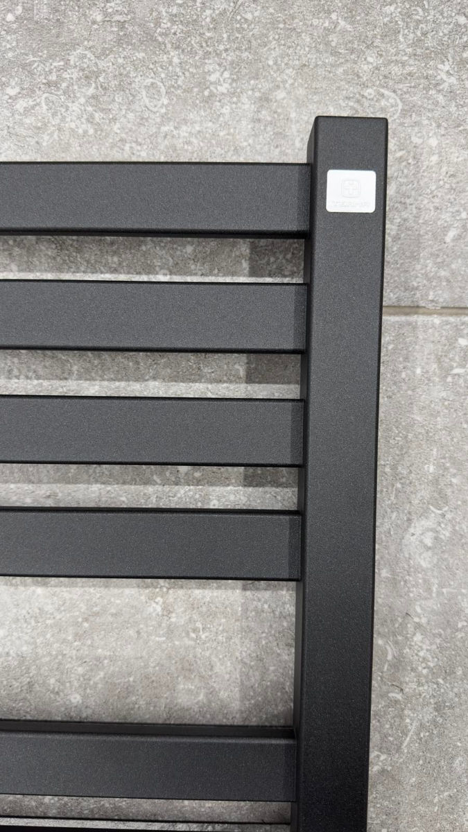 Uscatoare pentru prosoape, 960x400 / metallic black, in stoc!  terma (polonia) foto 8