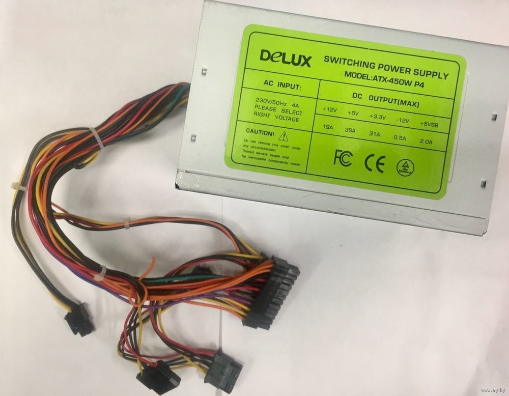 Качественные Блоки питания для ПК, 24 pin, Sata, Molex, 450 W по 200 lei