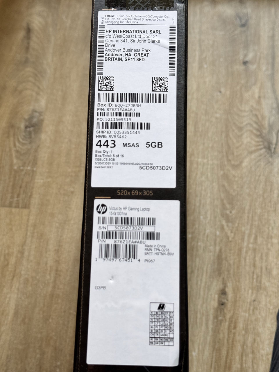 HP Victus 15-fa1007na фото 3