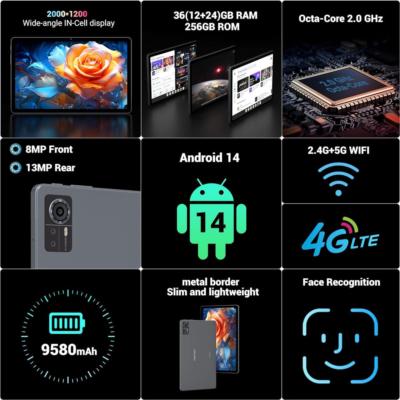 Планшет Sebbe S22 12/128Gb.Новый запечатанный foto 4
