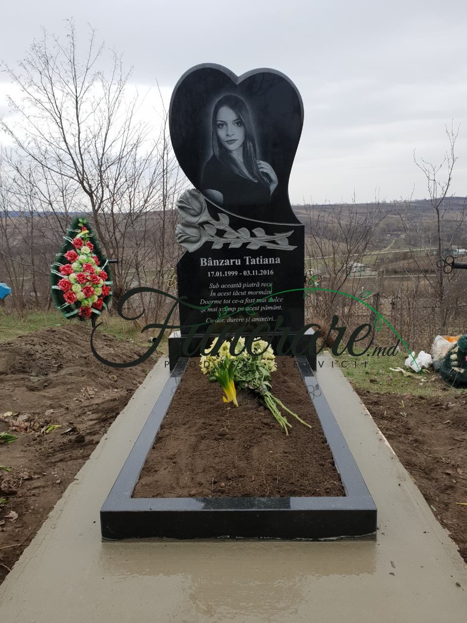 Monumente funerare din granit Strășeni,Călărași, Hîncești, Nisporeni. фото 3