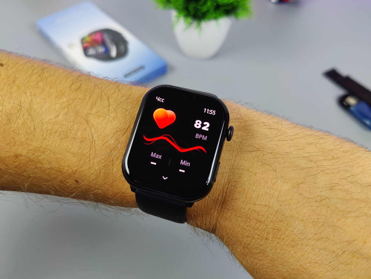 Смарт часы Blackview Smartwatch R60(Amoled экран) фото 8