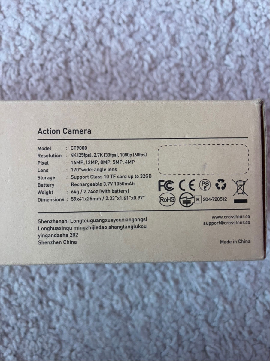 Crosstour CT9000 4K 16MP Ultra HD Action Camera foto 1